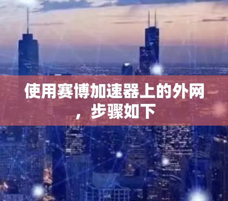 使用赛博加速器上的外网,步骤如下 使用赛博加速器上的外网,步骤如下