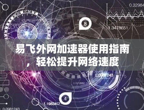 易飞外网加速器使用指南，轻松提升网络速度