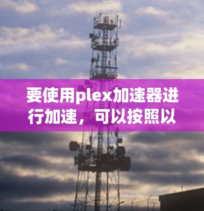 要使用plex加速器进行加速，可以按照以下步骤操作