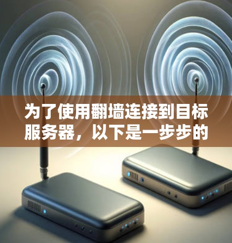 为了使用翻墙连接到目标服务器，以下是一步步的指南