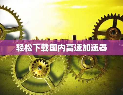 轻松下载国内高速加速器