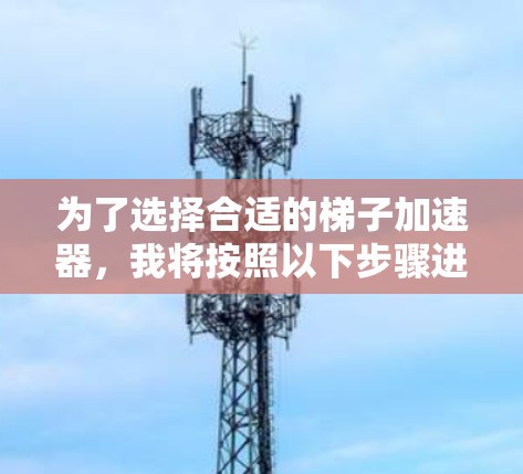 为了选择合适的梯子加速器，我将按照以下步骤进行分析和推荐