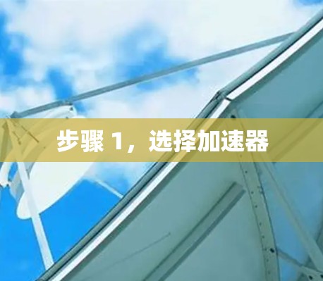 步骤 1，选择加速器