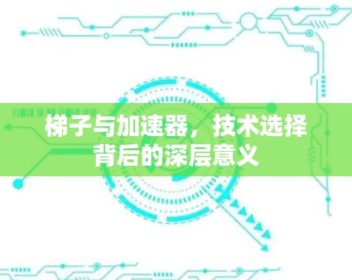 梯子与加速器，技术选择背后的深层意义