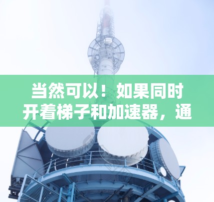 当然可以！如果同时开着梯子和加速器，通常需要确保安全和合理使用。以下是一些建议