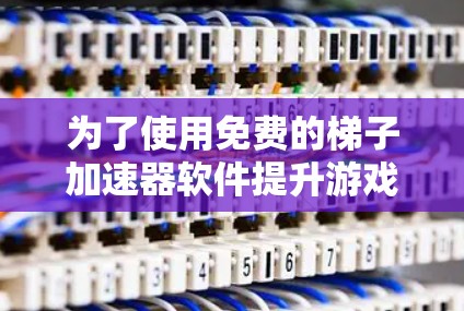 为了使用免费的梯子加速器软件提升游戏性能，您可以按照以下步骤进行选择和使用