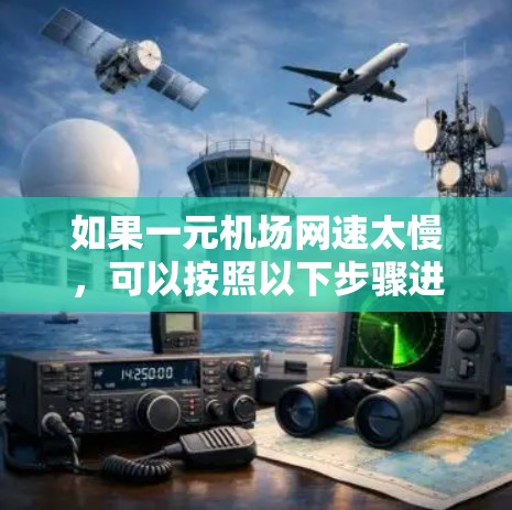 如果一元机场网速太慢，可以按照以下步骤进行调整和优化