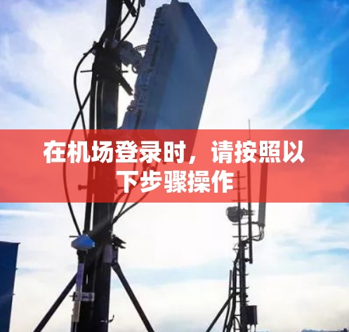 在机场登录时，请按照以下步骤操作