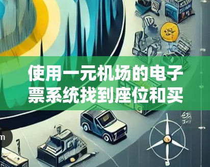 使用一元机场的电子票系统找到座位和买票，可以按照以下步骤进行