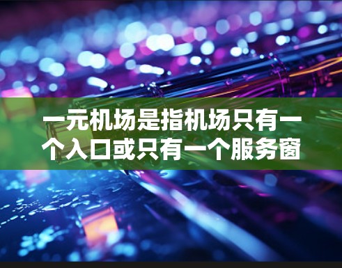 一元机场是指机场只有一个入口或只有一个服务窗口，通常是为了减少排队和等待的时间，提高效率。政审（政治审查）通常指的是对政治活动进行审查和监督，与机场的运营和管理没有直接联系