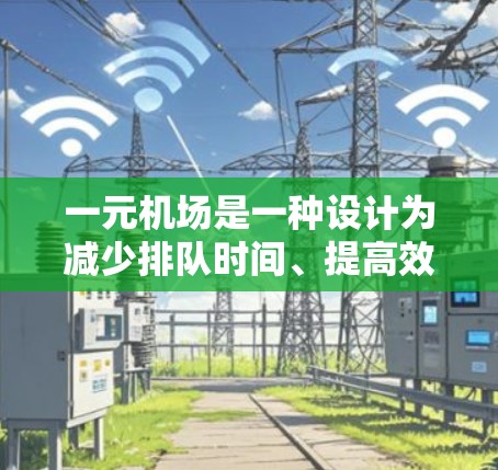 一元机场是一种设计为减少排队时间、提高效率的机场设施。主要好处包括