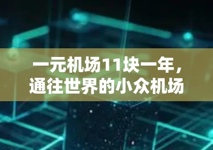 一元机场11块一年,通往世界的小众机场 一元机场11块一年,通往世界的小众机场