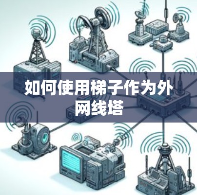 如何使用梯子作为外网线塔