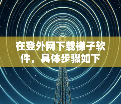 在登外网下载梯子软件，具体步骤如下