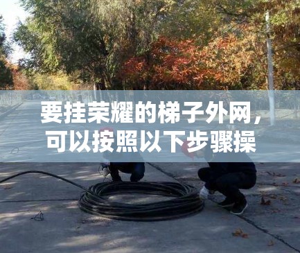 要挂荣耀的梯子外网，可以按照以下步骤操作