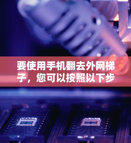 要使用手机翻去外网梯子，您可以按照以下步骤操作