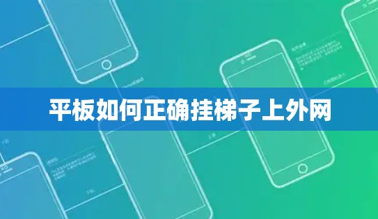 平板如何正确挂梯子上外网