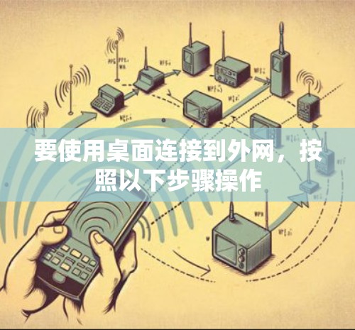 要使用桌面连接到外网，按照以下步骤操作
