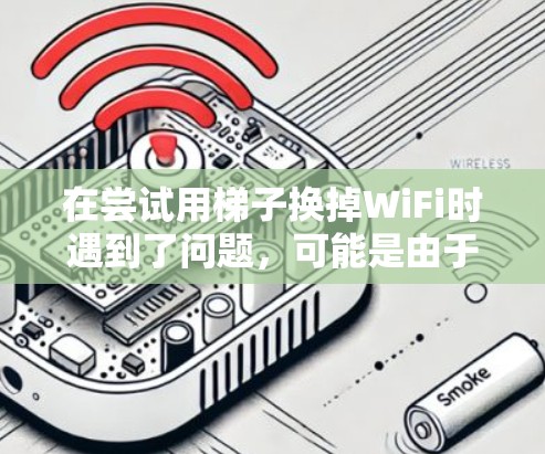 在尝试用梯子换掉WiFi时遇到了问题，可能是由于梯子的安装、连接等存在缺陷。以下是逐步的解决方案