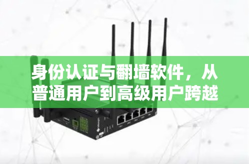 身份认证与翻墙软件，从普通用户到高级用户跨越的转变